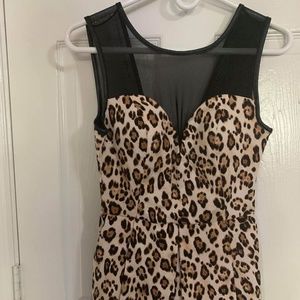 Guess Cheetah Print Romper